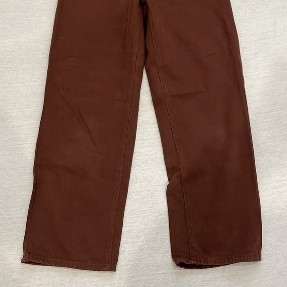 NWOT SHEIN High Waist, Wide Leg, Loose Fitting, brown, Jeans, size S - Picture 8 of 15